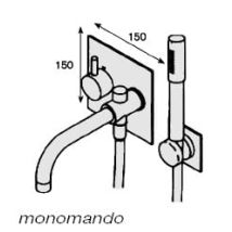 Jado Modelo Borma A6 Baño-ducha C.20 Mm R.814069