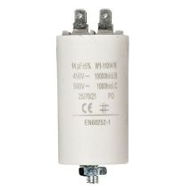 Condensador 14 Uf 450 V Faston 1 Uds. 14.0 Uf Blanco