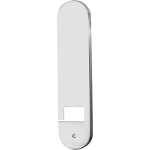 Rollabdeckung Plakette Abdeckung Rollo Schatten Abdeckung Aurora Chrom Satin