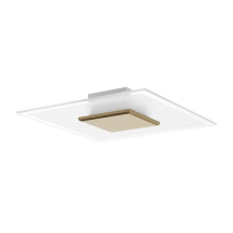 Rothfels LED Deckenlampe 39 cm – Glas, Aluminium, Stahl – Warmweiß 2700K – Dimmbar – 1600 Lumen – IP20