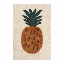 B-Ware Ferm Living Fruiticana Teppich Ananas Flauschig Hochflor Kinderzimmer 120x180cm
