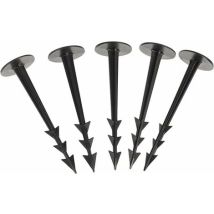 Pack Of 100 Garden Fastening Rods For Attaching Weed Control Fabrics
