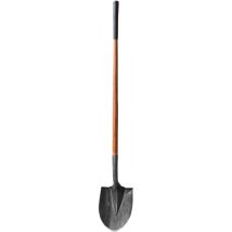 Pala de jardín Rex – Acero de resorte endurecido – Mango de fresno lacado oscuro – Longitud 120 cm