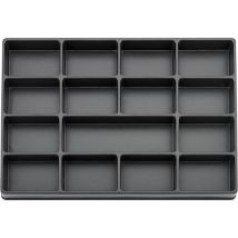 Gemi - 3/3 Modulo Di Strumento A Vuoto 15 Compartimenti Plasticfortis