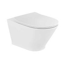 Aquore 01411 Genova Inodoro Suspendido Rimless Blanco Con Tapa - Ref: 01411
