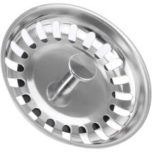 Lokiua - Sink Strainer Stopper Stainless Steel Sink Stopper For Your Kitchen Bathroom - Diameter 79.3mm