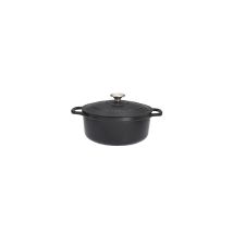 Cocotte In Ghisa Rotonda 32 Cm Nera - Sublime - Cacciatore