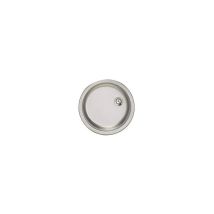 Moderna Runde Edelstahlwanne Einbau 450mm Durchmesser 150mm Höhe Küchenarmatur Spüle mit 1 Becken