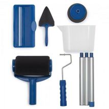 Paint Roller Set Runner Pro Seamless Paint Roller For Painting Walls, Doors, Floors, Ceilings, Roof Or Other Large Areas, No Prep, No Mess (6 Pieces))