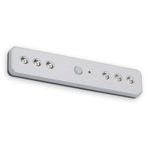 Briloner - Lampada Led Sottopensile Con Rilevatore Di Movimento, Luce Per Armadio, Luce Sottopensile, Luce Notturna, Colore Titanio