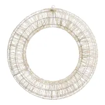 Corona 3d 550x550x50 Microled Ip44 Luz Cálida