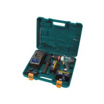 Virutex - Trapano A Percussione Atb80p (2 X 4,0 Ah + Caricabatterie + Valigetta Per Il Trasporto)