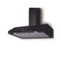 Cappa Baraldi 90 cm Nera – Potenza aspirazione 700 m³/h – 3 velocità – Illuminazione LED