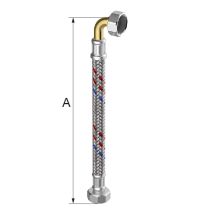 Flamco Tubo Flessibile Meiflex Ms-ans. S/h/k 1/2 Pollice Ig X 1/2" Curva, 1000 Mm, M5715.1704.100