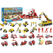 Adventskalender Für Kinder 2024, 18-24-teiliger Bausatz Für Jungen-feuerwehrauto-spielzeugfahrzeuge, Countdown-kalender Für 18-24 Tage Bis Weihnachten