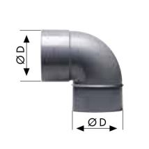 Pvc-ellbogen M - H De40 90 Cmh-106 200500