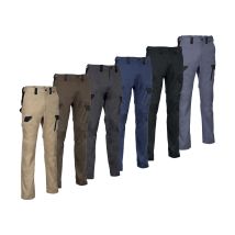 Pantalones De Trabajo Cofra Jember Super Stretch - 48 (eu) - Barro