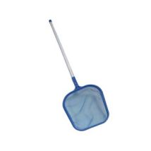 Retino Piatto Da Superficie In Plastica Con Manico Per Piscina- - Cm.30x33 In Plastica - 2 Pezzi Ailanto