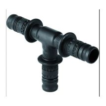 Geberit – Mepla Equal Tee Ø40mm – Brass Fitting for Water Systems – 15.2cm Length