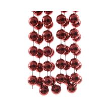 XXL glänzende Plastikperlen-Girlande 270 cm – Durchmesser 2 cm – Weihnachtsdekoration