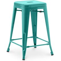 Industrial Style - Tabouret De Bar - Design Industriel - 60cm - Nouvelle Édition - Stylix Vert Pastel