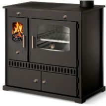 Prometey Ltd Holzherd P Eco Inox Mit Edelstahlbackfach Rechte Version