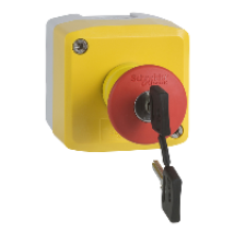 Pulsantiera Xal-k - Funzione Arresto Di Emergenza - 1 No + 1 Nc - Xalk188g