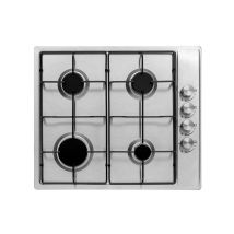 MyAppliances – 60cm Gas Stainless Steel Hob – 4 Burners – 7kW Total Power – Built-in Installation – LPG Conversion Kit Included