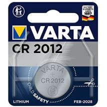Varta – Batería de litio Coin CR2012 – 10 años de vida útil – A prueba de niños – 55% material reciclado