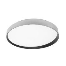 Alora - Plafón 60w 3000-4200-6500k Plata Negro 4,8x50x50cm 5400lm Con Remoto