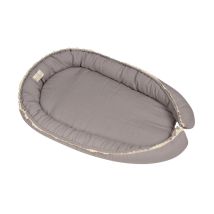Materasso a posizionamento a pressione LINO NATURALE 80x55 cm – Rivestimento 100% lino – Imbottitura poliestere – Certificazione OEKO-TEX – Prestige