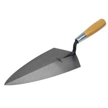 Marshalltown M1911 Philadelphia Pattern Brick Trowel With Wooden Handle, 11-inch Size