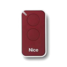 Nice – Inti 2 Red Remote Control for Gates and Garage Doors – 433MHz Frequency – Battery Included