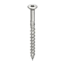 Heco Schrauben - Heco-topix-plus Terrassenschraube - Ø5x45mm - Senkkopf Mit Fräsrippen - Teilgewinde - T20 - Packung Mit 200 Stück - 61749