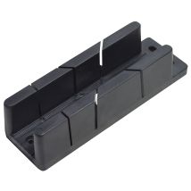 Am-Tech – Mini Plus Mitre Block – 35 x 30mm – Recycled Plastic – 45 & 90 Degree Guides