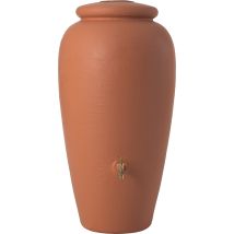 Antike Amphore Regenwassertank 240L Terrakotta – Hochwertige 3D-Oberfläche – Dekorativ für Garten und Terrasse