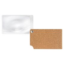 Eschenbach - Lupa Carta Marrón Tornillo Pocket 2,5x Cuero