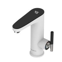 Wasserhahn Mit Durchlauferhitzer Bad, 3200w Elektrischer Wasserhahn Bad Led Digitalanzeige Waschtischarmatur Einhebelmischer Armatur Waschbecken 