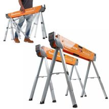Bora Portamate Speedhorse Quick Deploy 1500lb 680kg Capacity Sawhorse Trestles