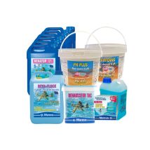 Mareva Pack Rev-aqua Kit 60-90 M3 - Set Di 6 Ravatop 12% Algaecide - Tac Booster - Chiarificatore Liquido 5 L - Stabiliz