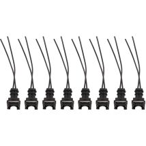 Jeffergarden Fiche De Câblage De Connecteur D'Injecteur De Carburant, 8 Pièces De Connecteurs D'Injecteur De Carburant Clips De Câblage Style 