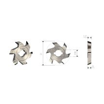 Kantenband-Fräse Diamant 68,2mm – Schnitthöhe 9mm – 4 Schneidmesser – Bohrung 16mm – 65° Schnittaxialität – Hochwertige Leistung