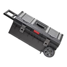 Toolbrothers Rhino Xxl Carro Eco Longer Work+ 50 L Caja De Herramientas Ip66 Con Ruedas Sobre Eje Metálico Y Doble Asa Telescópica