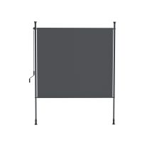 Canopée Store Store Vertical Sans Perçage 120 X 310 Cm À Manivelle, Brise-vue Extérieur Pour Balcon Terrasse Jardin, Protection Solaire Et Visuelle, 