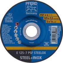 Muela Desbaste Psfsteelox180x7mm Pferd