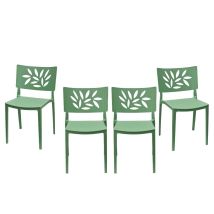 Set 4 Sedie Modello Sorrento Colore Salvia
