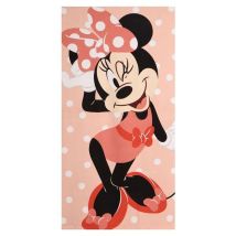 Strandbadetuch Minnie Mouse 70 X 140 Cm Koralle