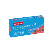 Alfapac 30 Gefrierbeutel Zip Kleinmodell - Albal