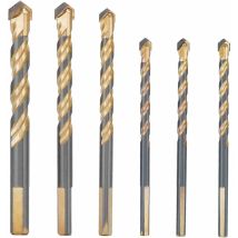 Ahlsen Pieza Broca Para Azulejos De Vidrio 3x6 Mm 8 Mm 10 Mm 12 Mm Broca Para Azulejos De Cerámica Loza Porcelana Cortador Para Azulejos Vidrio 