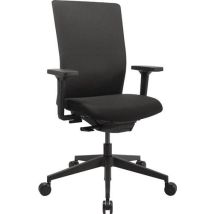 Bürodrehstuhl Synchr.-m.schwarz/schwarz 420-540mm M.lehnen Trgf.110kg